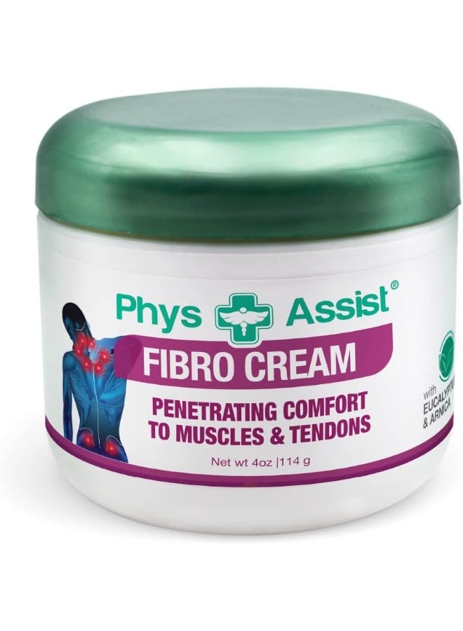 PhysAssist Fibro Cream Help to Soothe & Ease Tenderness, Generalized Pain & Sensitivity of Tissue & Muscles. 4 oz - Image 1
